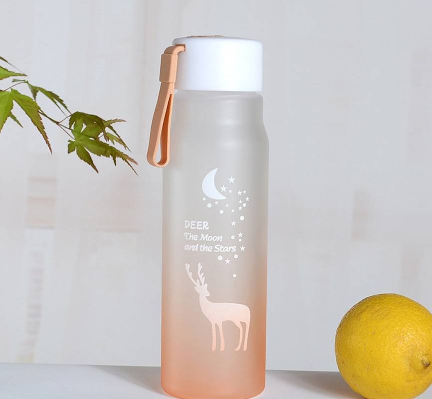 560ml Sports Water Bottle Plastic Portable Drinking Cup Girl Leakproof Drop-proof Shaker Mug Travel Water Bottle for Outdoor – Image 8