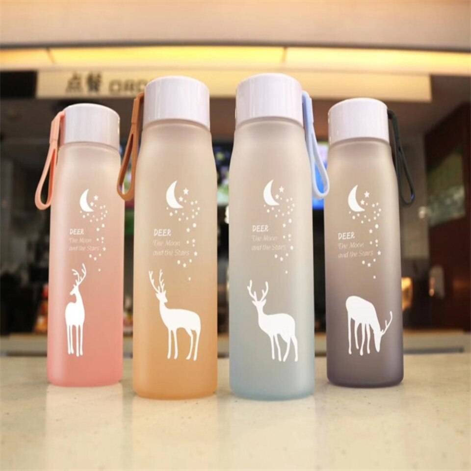 560ml Sports Water Bottle Plastic Portable Drinking Cup Girl Leakproof Drop-proof Shaker Mug Travel Water Bottle for Outdoor – Image 7
